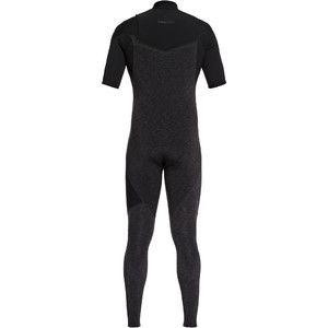 2019 Quiksilver Highline 2mm Zipperless Short Sleeve Wetsuit Black EQYW303009